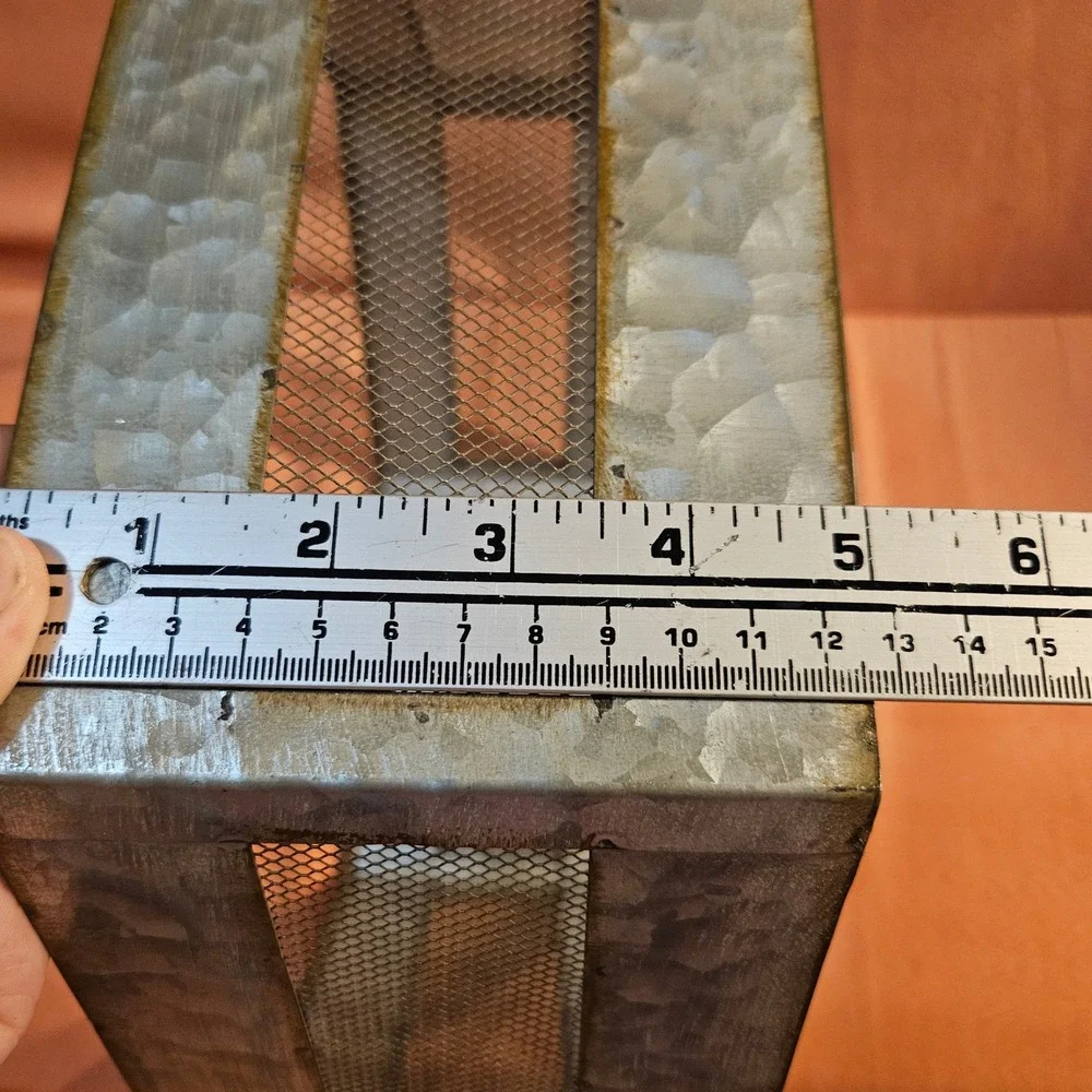 Hexagon Metal Wire Basket‎ Industrial Wall Hanging Decor Storage